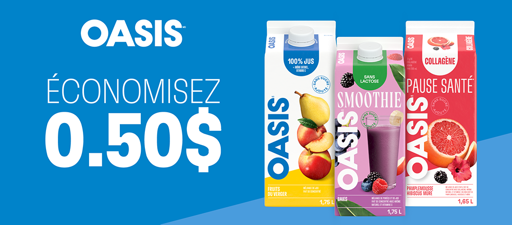 BANNIERE Coupon 0 50 oasis chilled FR