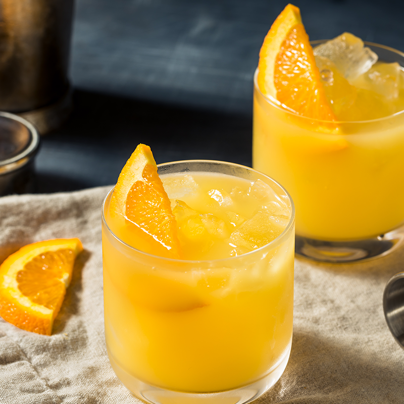 Cocktail Screwdriver. Vodka et jus d'orange.