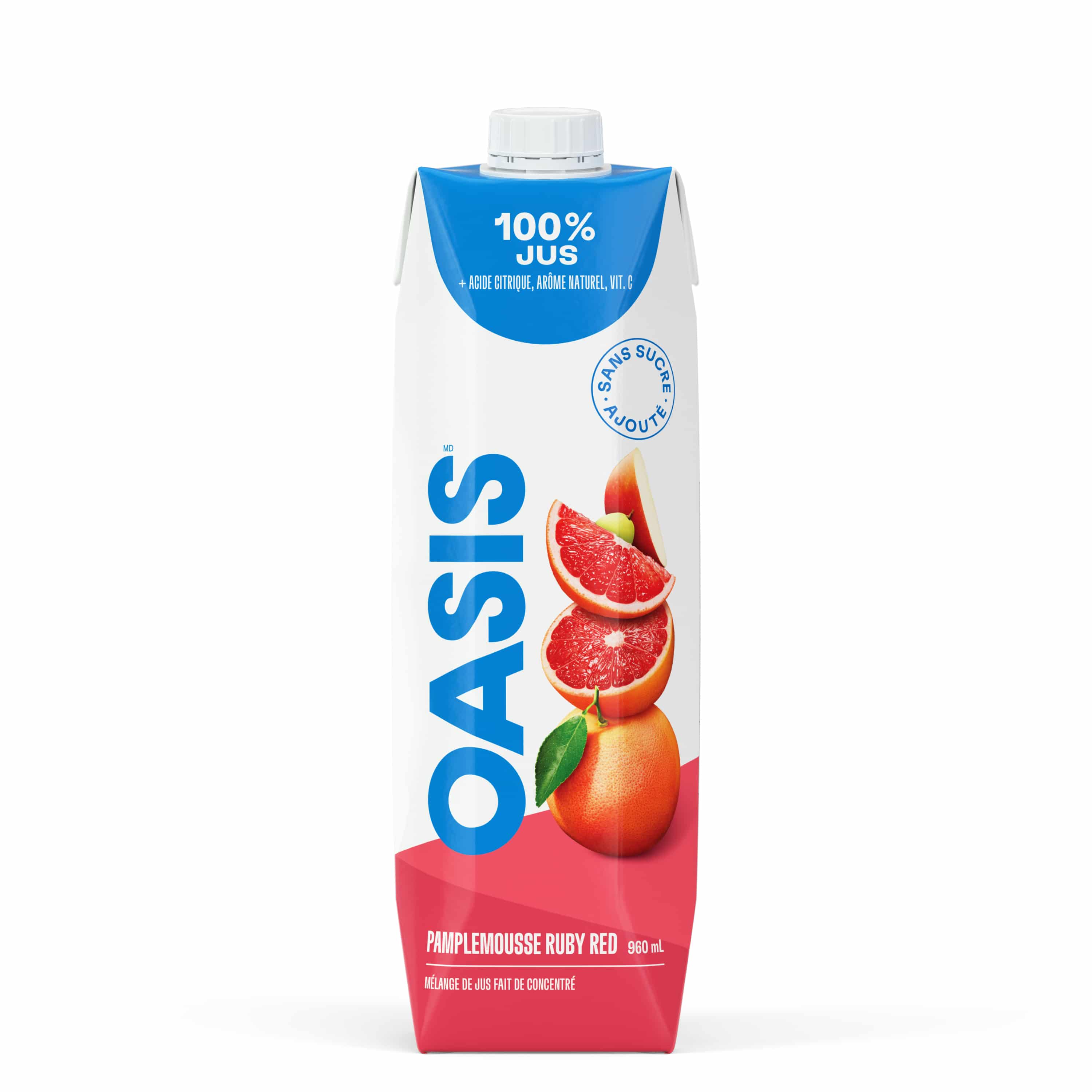 OASIS PAMPLEMOUSSE RUBY RED Prisma Tetra 960mL